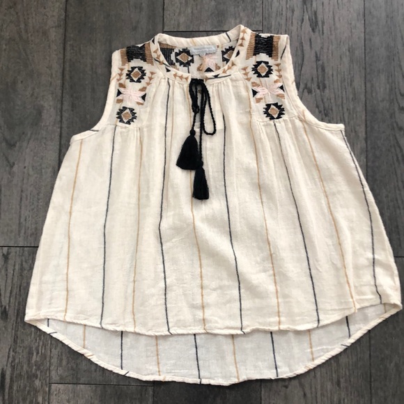 Cost Plus World Market Tops - Cost Plus World Market embroidered blouse